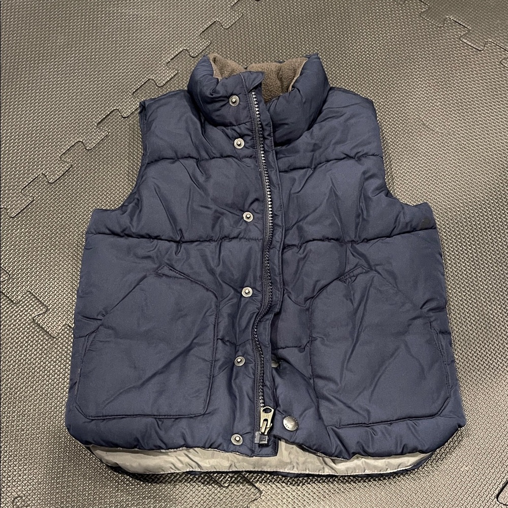 GAP Kids Navy Blue Puffer Vest